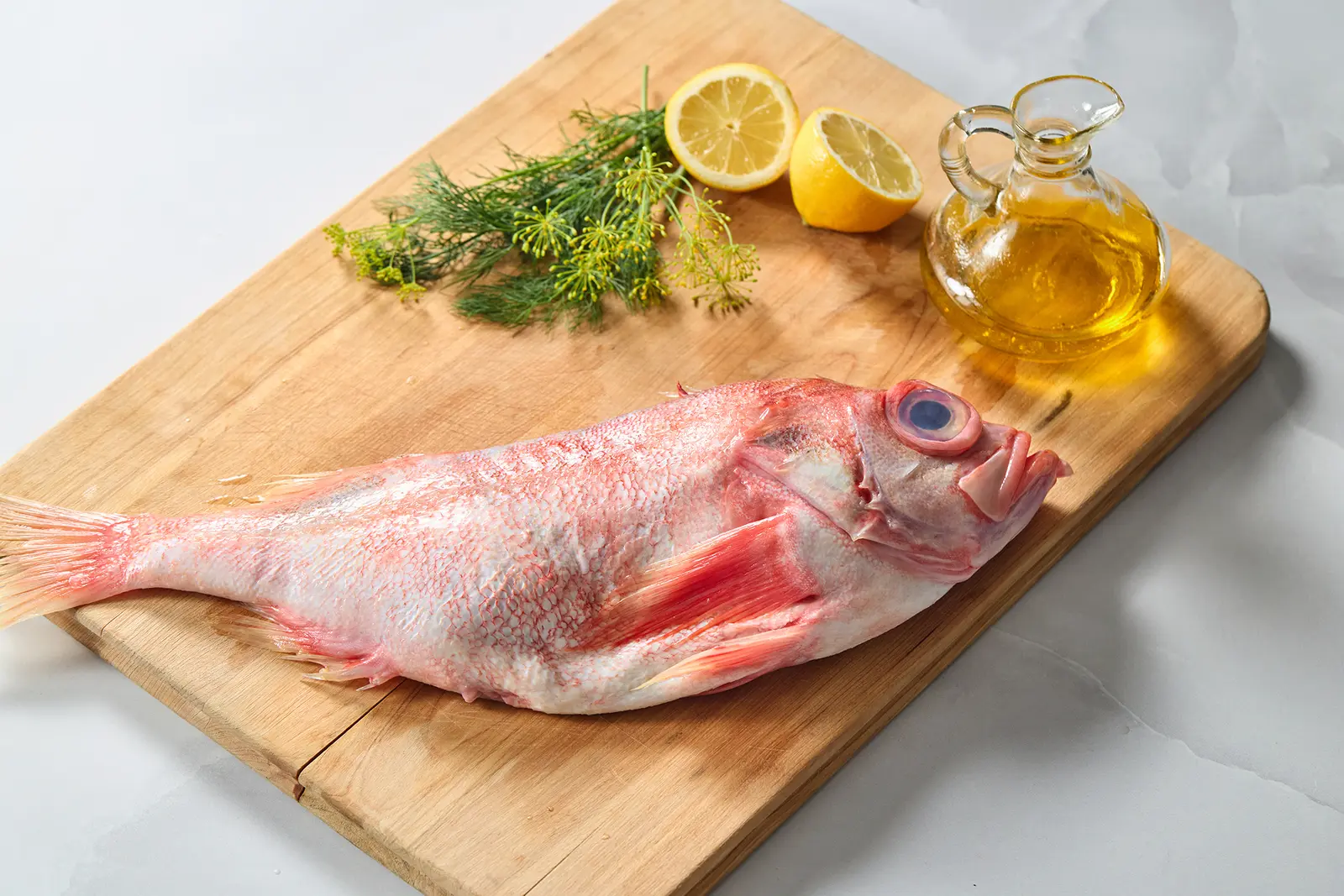 Fresh whole red fish